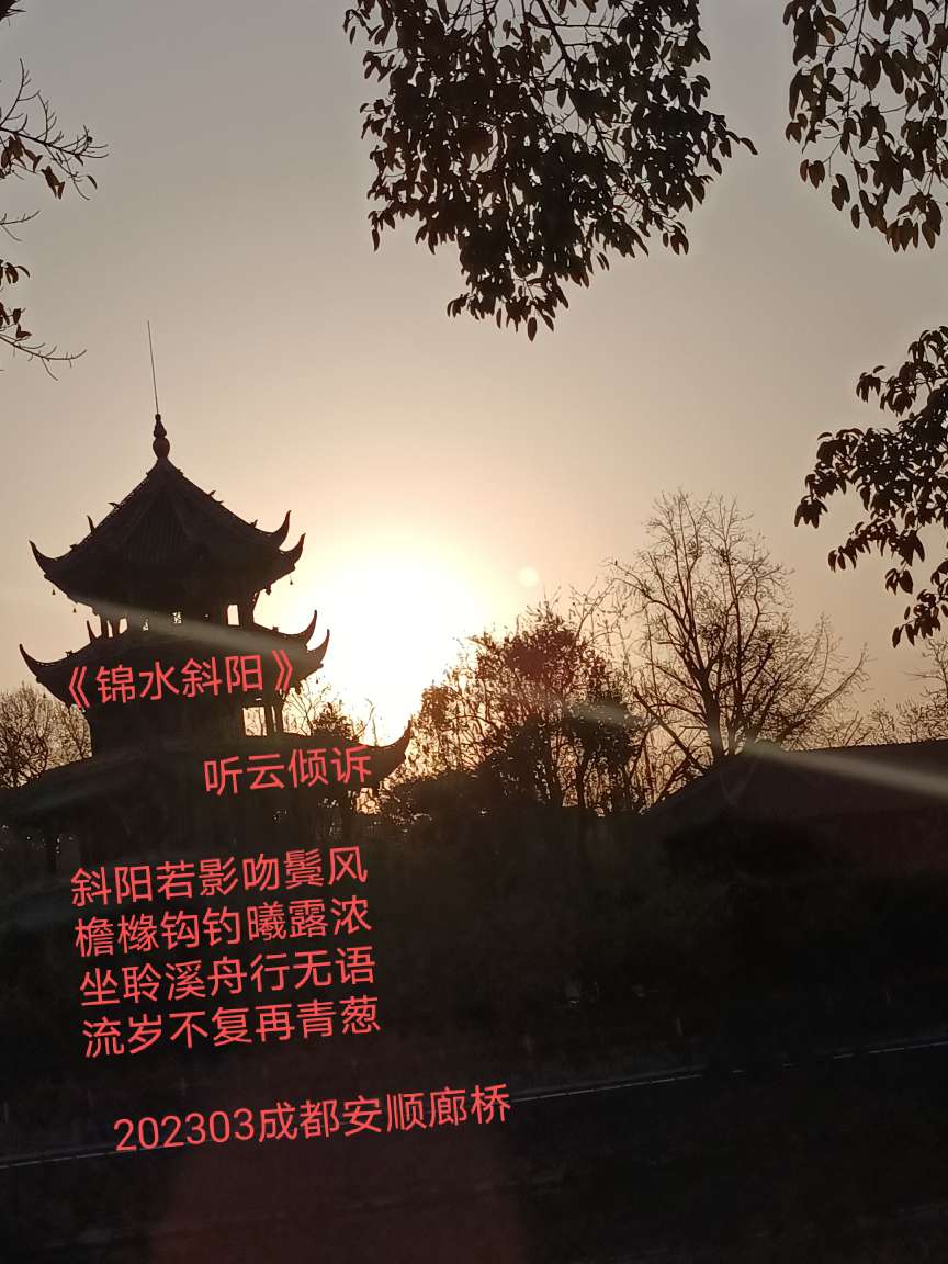 《锦水斜阳》

听云倾诉